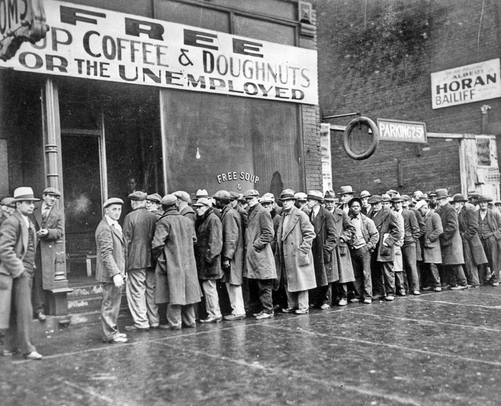 The Great Depression – the longest and deepest economic downturn in the history of the United States – grips the country.